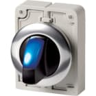 EATON - Leuchtwahltaste 30mm flach blau 2 Stell.