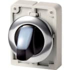 EATON - Leuchtwahltaste 30mm flach 3 Stell.