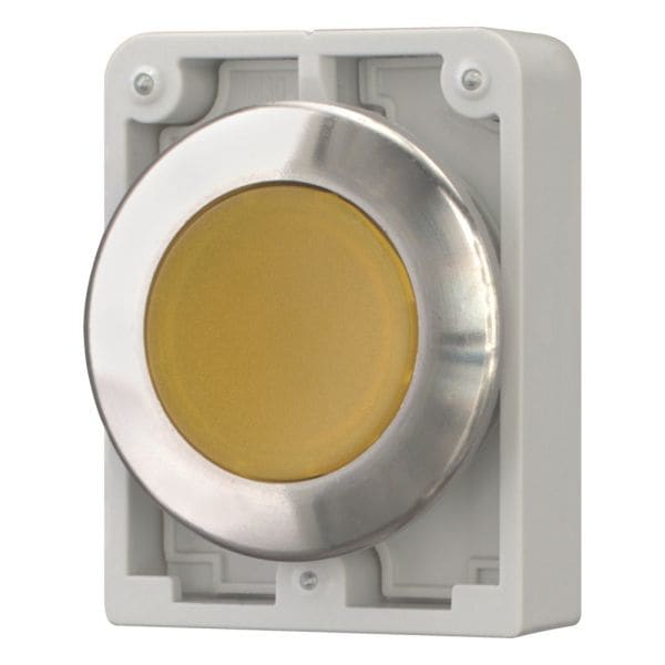 EATON - Leuchtdrucktaste 30mm flach,rastend gelb