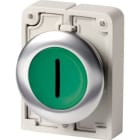EATON - Leuchtdruckt. 30mm flach rast. gruen ''I''