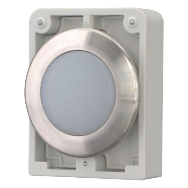 EATON - Leuchtmelder,30mm,flach,weiss, beschrif.