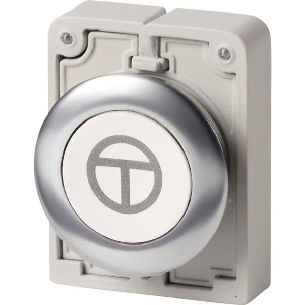 EATON - Drucktaste, 30mm flach, weiss X11