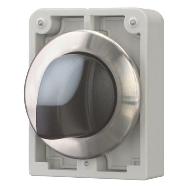 EATON - Leuchtwahltaste 30mm flach weiß 3 Stell.