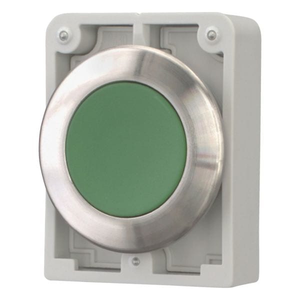 EATON - Drucktaste, 30mm flach, gruen, rastend