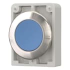 EATON - Drucktaste, 30mm flach, blau, rastend