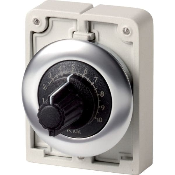 EATON - Potenziometer, 30mm flach 10K Edelstahl