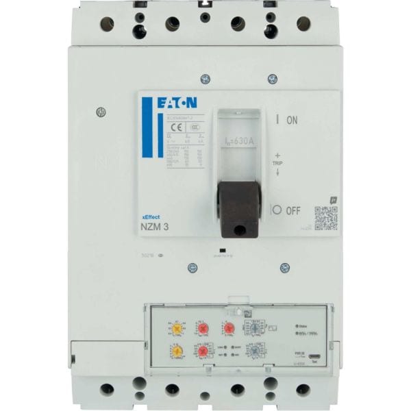 EATON - Leistungsschalter Selektivschutz NZM PXR20, 630A, 4p, Erdschluss,Schraub