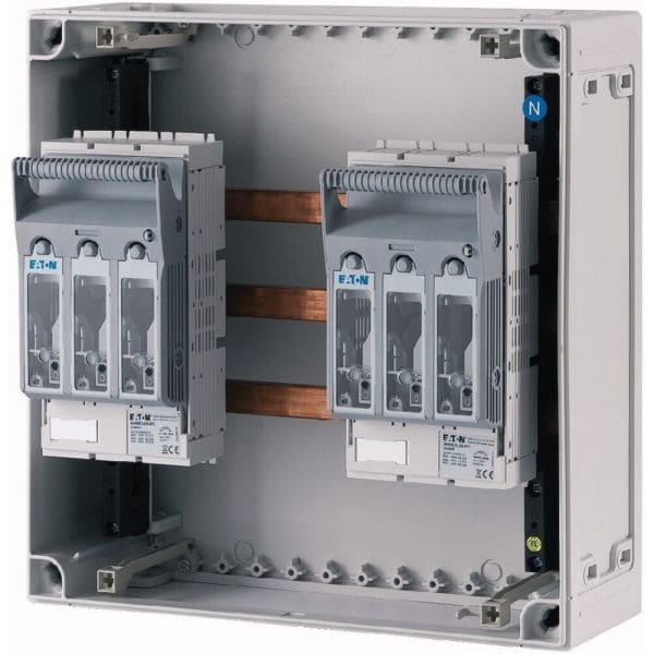EATON - NH-Verteilergehäuse 2x XNH00, HS 400A 3p
