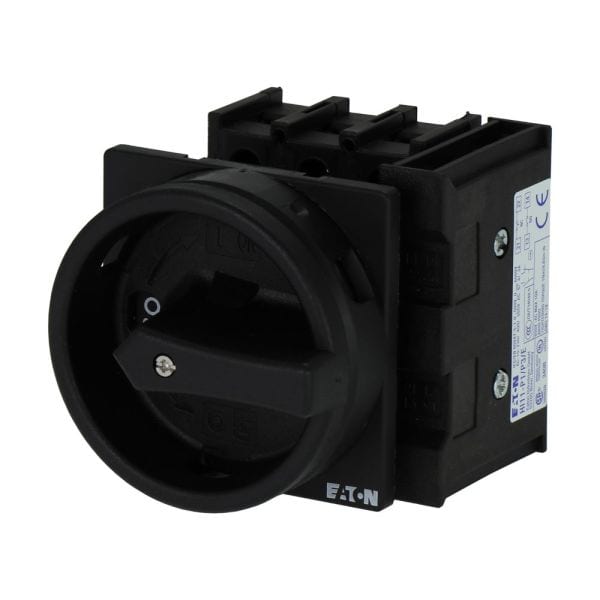 EATON - Hauptschalter, P1, 40 A, Einbau, 3-polig + N, HALT-Funktion, mit schwarzem Drehg