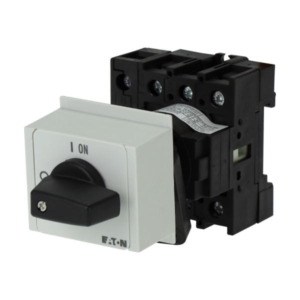 EATON - EIN-AUS-Schalter, P1, 40 A, Verteilereinbau, 3-polig + N,mit schwarzem Knebel un