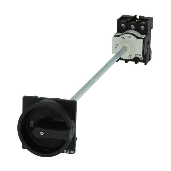EATON - Hauptschalter, P1, 40 A, Zwischenbau, 3-polig, HALT-Funktion, mit schwarzem Dreh