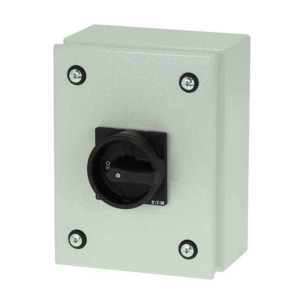 EATON - Hauptschalter, P1, 40 A, Aufbau, 3-polig,  HALT-Funktion, mit schwarzem Drehgrif