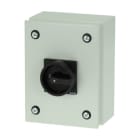 EATON - Hauptschalter, P1, 40 A, Aufbau, 3-polig,  HALT-Funktion, mit schwarzem Drehgrif