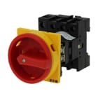 EATON - Hauptschalter, P1, 40 A, Zwischenbau, 3-polig + N, NOT-AUS-Funktion, mit rotem D
