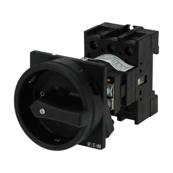 EATON - Hauptschalter, P1, 40 A, Zwischenbau, 3-polig, HALT-Funktion, mit schwarzem Dreh