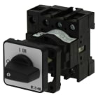 EATON - EIN-AUS-Schalter, P1, 40 A, Zwischenbau, 3-polig + N, mit schwarzem Knebel und F