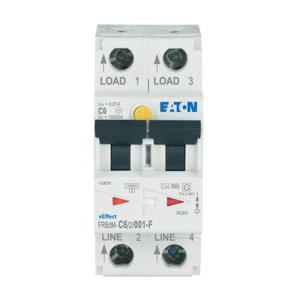 EATON - Elektronische FI/LS Kombination, 6 A, 10 mA, LS-Charakteristik: C, 2p, FI-Charak