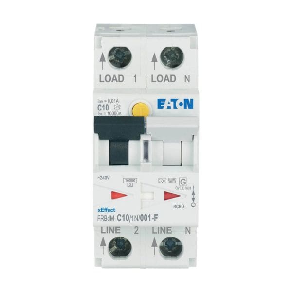 EATON - Elektronische FI/LS Kombination, 10 A, 10 mA, LS-Charakteristik: C, 1+N, FI-Char