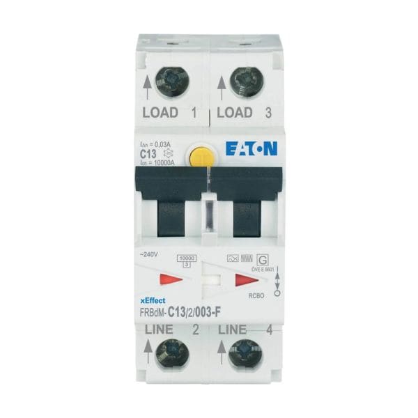 EATON - Elektronische FI/LS Kombination, 13 A, 30 mA, LS-Charakteristik: C, 2p, FI-Chara