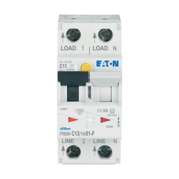EATON - Elektronische FI/LS Kombination, 13 A, 100 mA, LS-Charakteristik: C, 1+N, FI-Cha