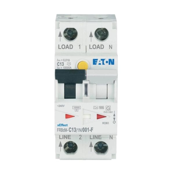 EATON - Elektronische FI/LS Kombination, 13 A, 10 mA, LS-Charakteristik: C, 1+N, FI-Char