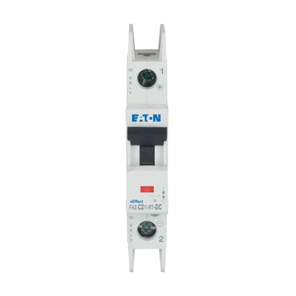 EATON - Leitungsschutzschalter (MCB), 2 A, 1p, Charakteristik: C, DC, Ringzunge