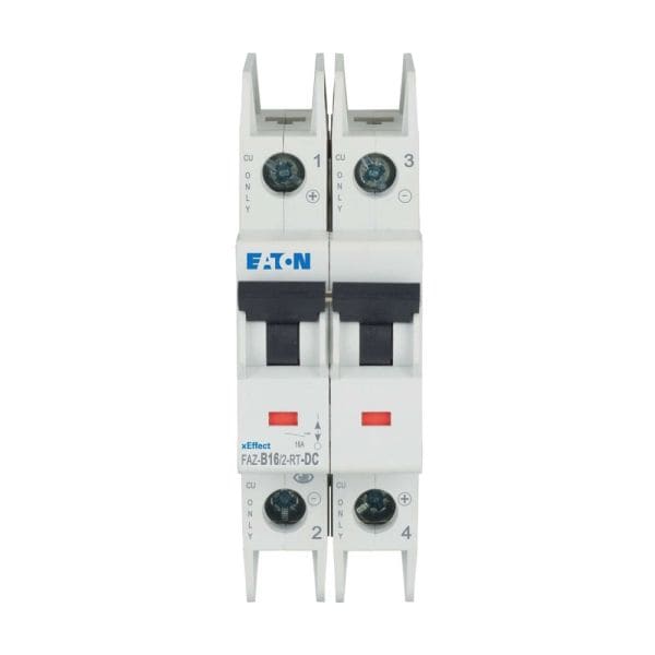 EATON - Leitungsschutzschalter (MCB), 16 A, 2p, Charakteristik: C, DC, Ringzunge