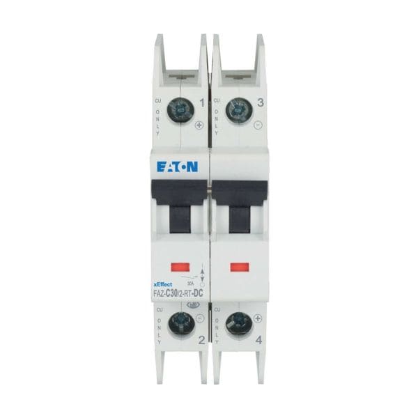 EATON - Leitungsschutzschalter (MCB), 30 A, 2p, Charakteristik: C, DC, Ringzunge