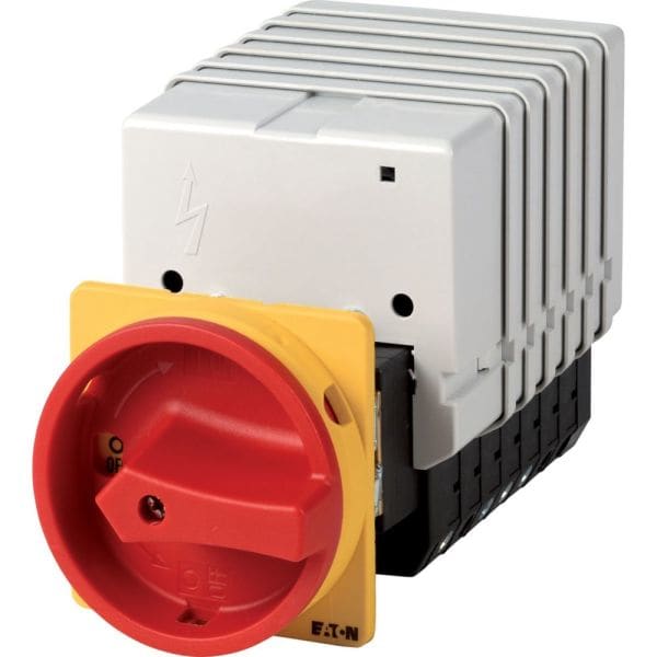 EATON - Sonderschalter, T5, 100 A, Zwischenbau, 7 Baueinheit(en), NOT-AUS-Funktion, mit