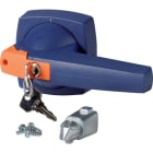 EATON - Knebel, 12mm, Türeinbau, blau, Zylinderschloss