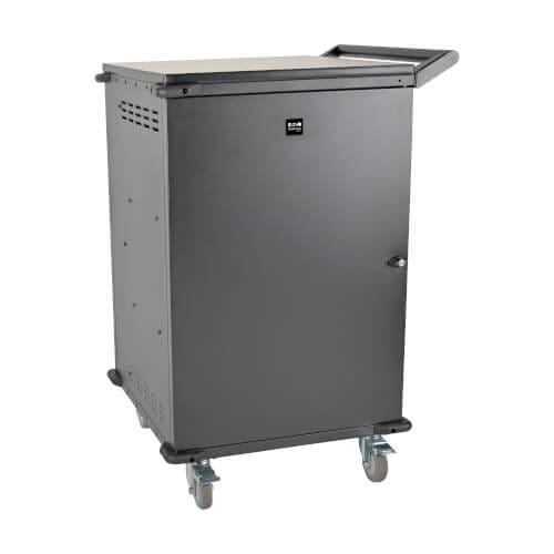 EATON - Multi-Device Charging Cart, 36 AC Outlets, Chromebooks and Laptops, 230V, Schuko Black