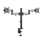 EATON - Dual-Monitor Flex-Arm Desktop Clamp for 13” to 27” Displays