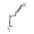 EATON - Single-Display Flex-Arm Desktop Clamp for 13” to 34” Displays - USB and Audio Ports, Aluminum