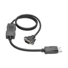 EATON - DisplayPort 1.2 to VGA Active Adapter Cable (DP with Latches to HD15 M/M), 3 ft. (0.9 m)