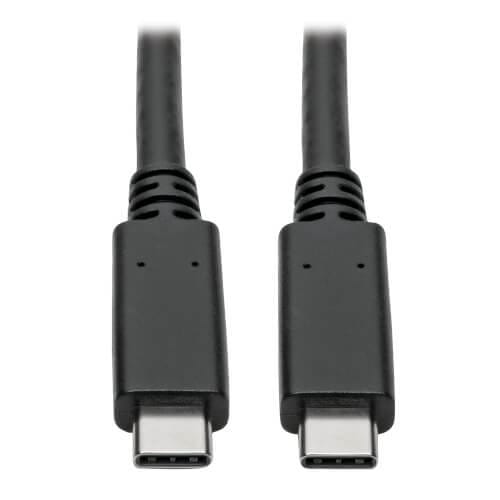 EATON - USB-C Cable (M/M) - USB 3.1, Gen 2 (10 Gbps), 5A Rating, USB-IF Certified, Thunderbolt 3 Compatible, 3 ft. (0.91 m)