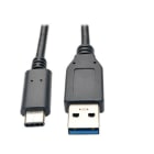 EATON - USB-C to USB-A Cable (M/M), USB 3.1 Gen 1 (5 Gbps), Thunderbolt 3 Compatible, 3 ft. (0.91 m)