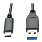 EATON - USB-C to USB-A Cable (M/M), USB 3.1 Gen 2 (10 Gbps), Thunderbolt 3 Compatible, 3 ft. (0.91 m)