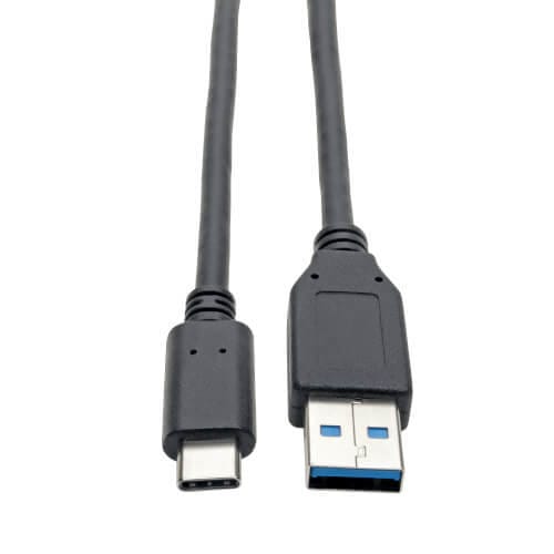 EATON - USB-C to USB-A Cable (M/M), USB 3.1 Gen 1 (5 Gbps), Thunderbolt 3 Compatible, 6 ft. (1.83 m)