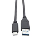 EATON - USB-C to USB-A Cable (M/M), USB 3.1 Gen 1 (5 Gbps), Thunderbolt 3 Compatible, 6 ft. (1.83 m)