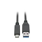 EATON - USB-C to USB-A Cable (M/M), USB 3.1 Gen 2 (10 Gbps), USB-IF Certified, Thunderbolt 3 Compatible, 3 ft. (0.91 m)