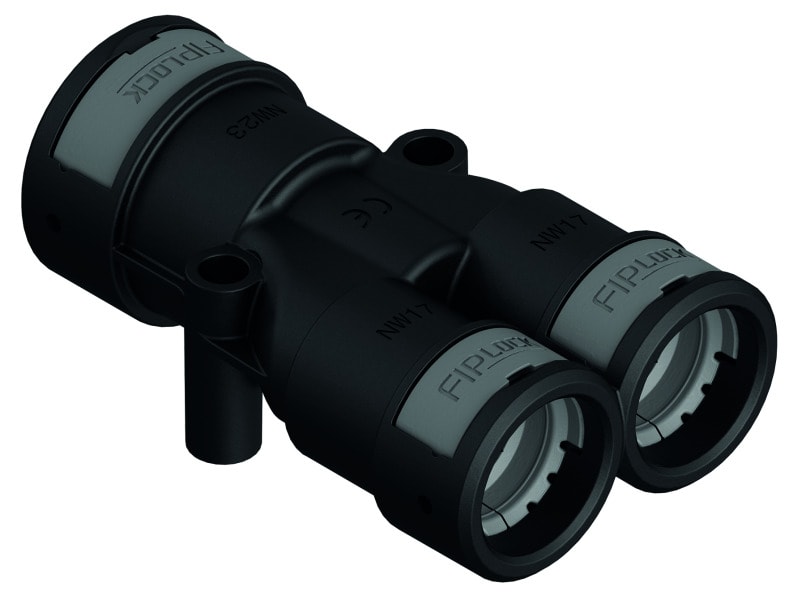 FRAENKISCHE - AYPA-292323B schwarz Y-Verteiler