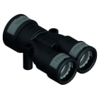 FRAENKISCHE - AYPA-292323B schwarz Y-Verteiler
