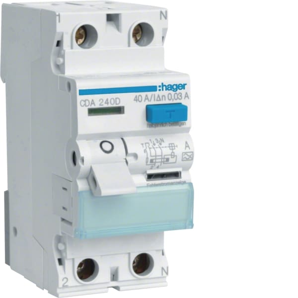 HAGER - FI-Schutzschalter 2P 40A 30mA A