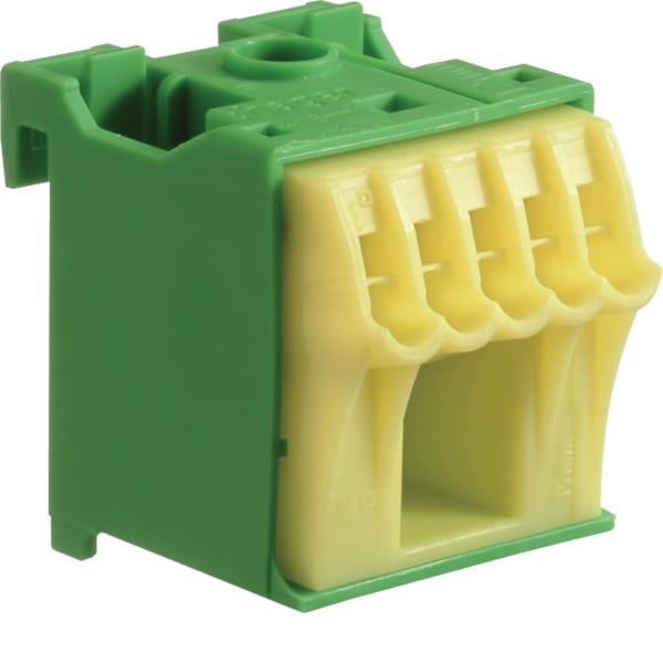 HAGER - QC,PE-klemme,6 Klemmstellen