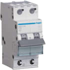 HAGER - LS-Schalter 16A/1pol+N/B 6kA, QC