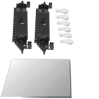 HAGER - Rückwand für Serie Gamma 3-reihig