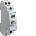 HAGER - Druckschalter 2Schl. LED Leuchtmelder grün 16A/250V 1TE