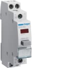 HAGER - Impulstaster LED Leuchtmelder rot 1Schl. 1Öff. 16A/250V 1TE