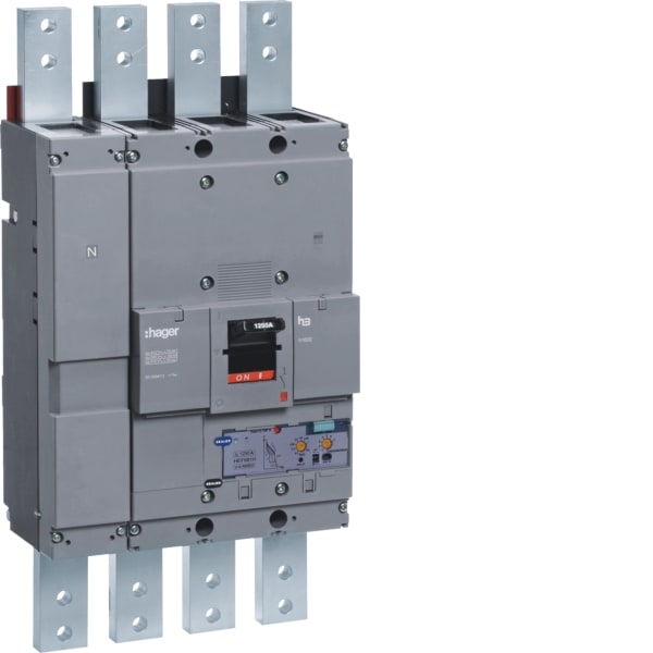 HAGER - Leistungsschalt h1600 4P 70kA 1250A LSI