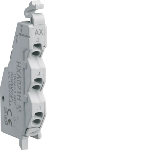 HAGER - Hilfsschalter x160-x250 1NO+1NC 250V AC